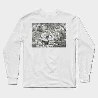 The Fishing Party by Winslow Homer Long Sleeve T-Shirt